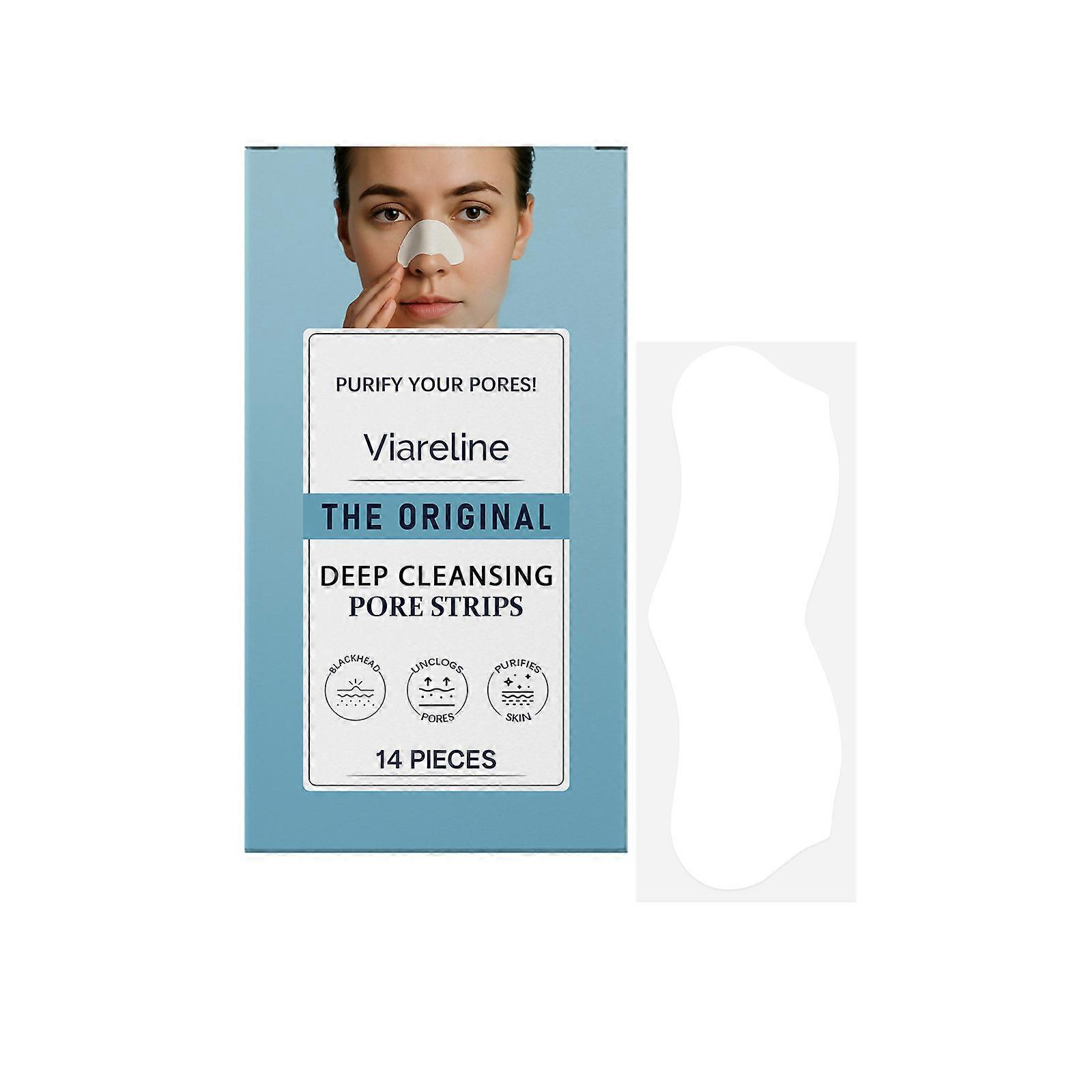 The Blackhead Cleansing Nose Patch Gently Cleanses Facial Oil, Refreshing And Purifying The Skin. Portable Nose Patch For The Nose