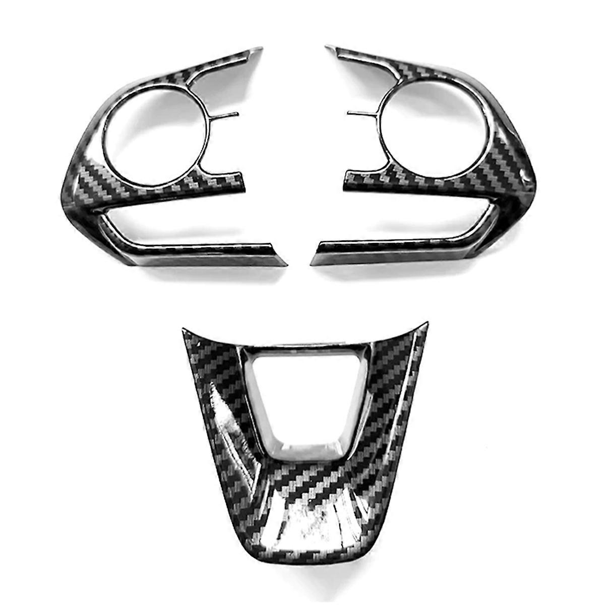 Car Steering Wheel Button Trim Frame Cover Sticker ABS for 