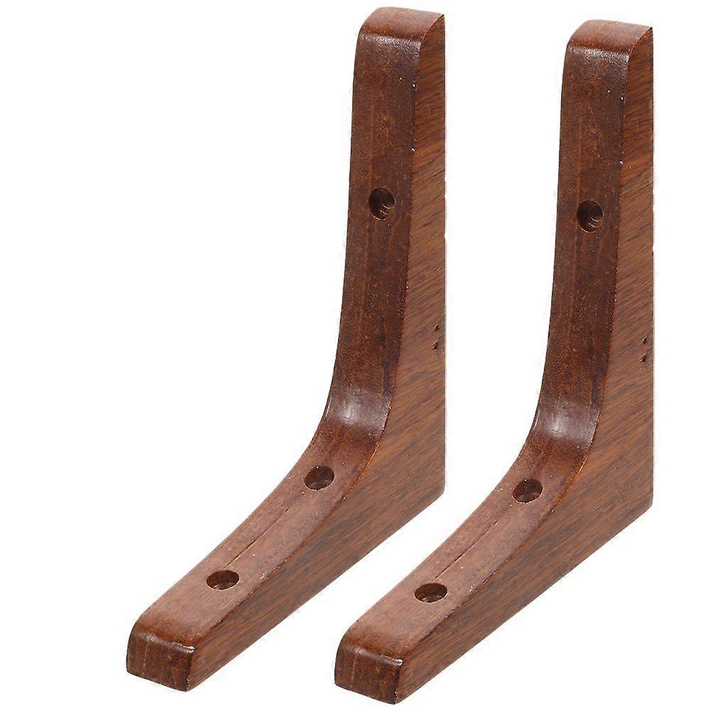 2Pcs Shelf Bracket Heavy Duty Shelf Corner Bracket Floating Shelf Holder Wood Corner Shelf Support