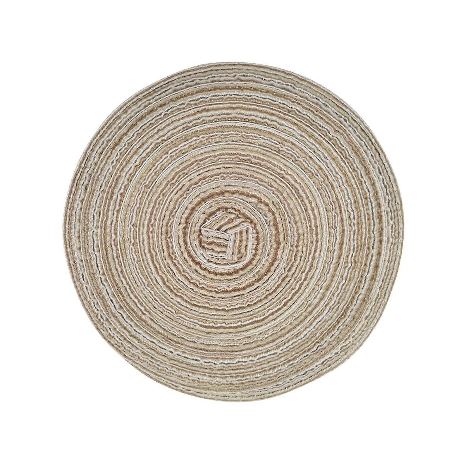 Mat Antiskid Heat Insulation Mats Nnitting Circle Table Placemat Dinner Kitchen Pad