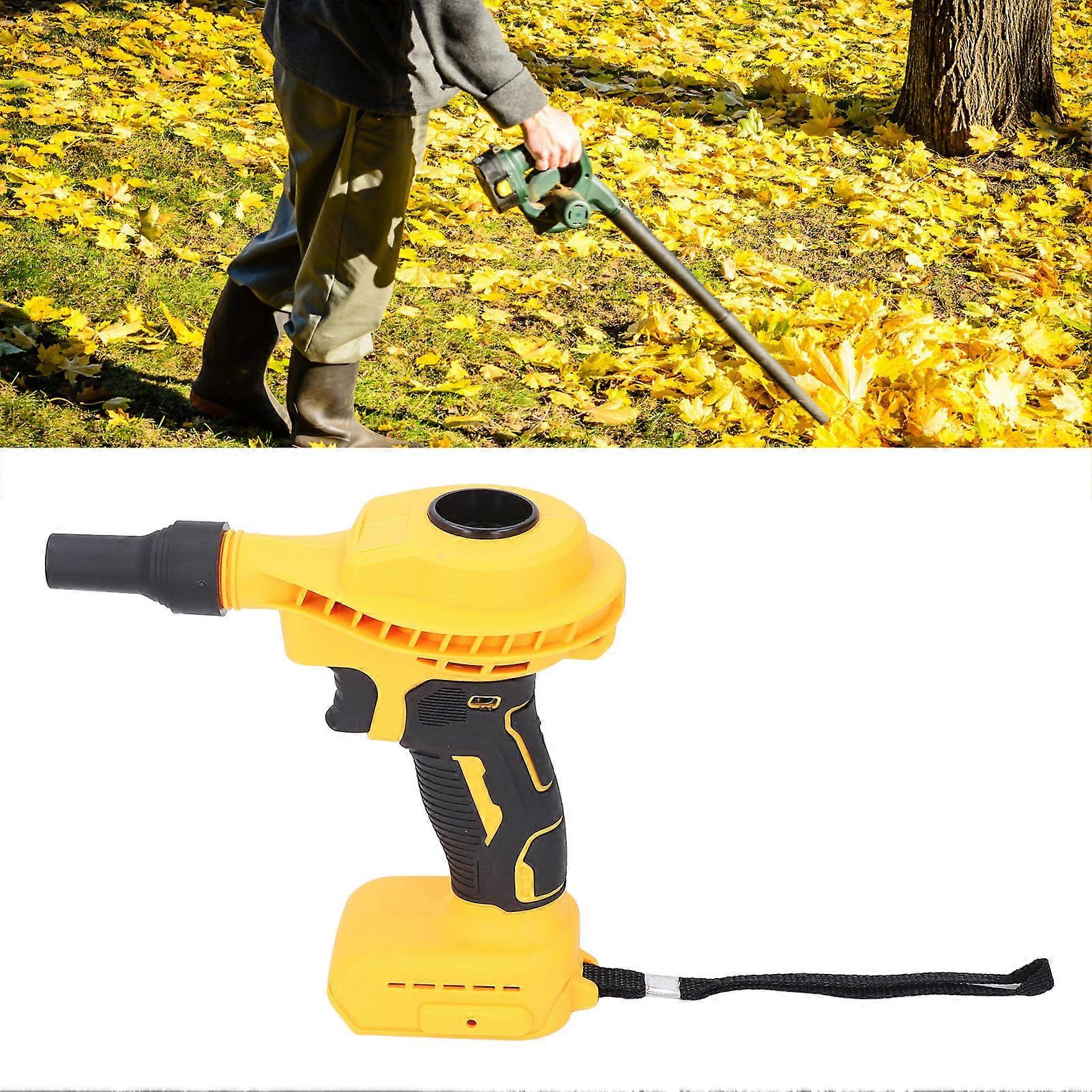 Cordless Dust Blower 18V Handheld Mini Rechargeable High Volume Power Leaf Sawdust Inflator for DW DCB180 DCB200 Battery 