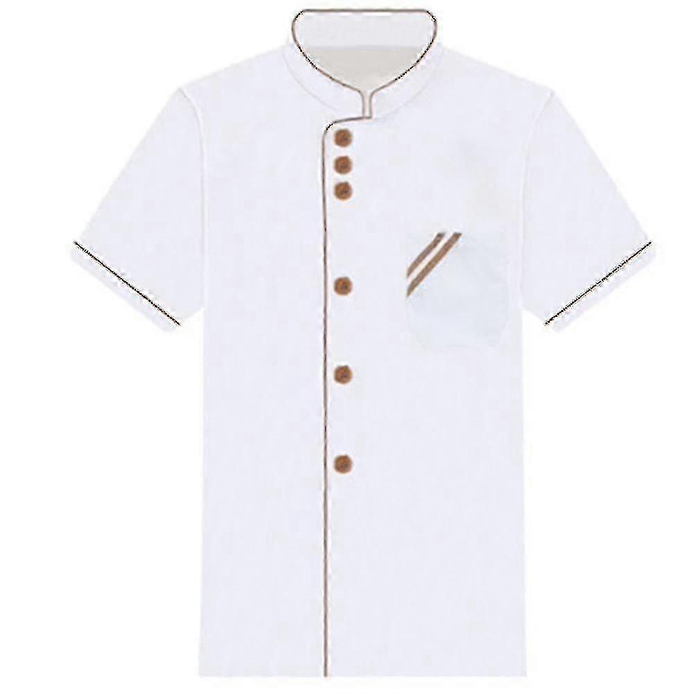 Palton Unisex Chef Jacket - Îmbrăcăminte de lucru de bucătărie cu mânecă scurtă/lungă