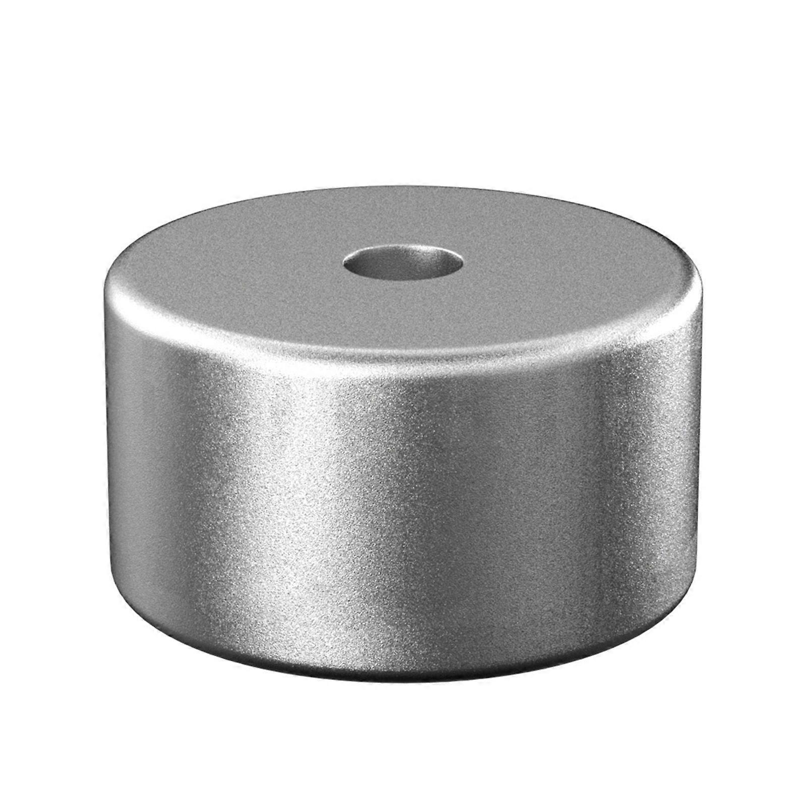 Aluminum Adapter Optimized For 7inch LPs Records Ensures Smooth Turntables Performances And Clear Sound Output  Silver