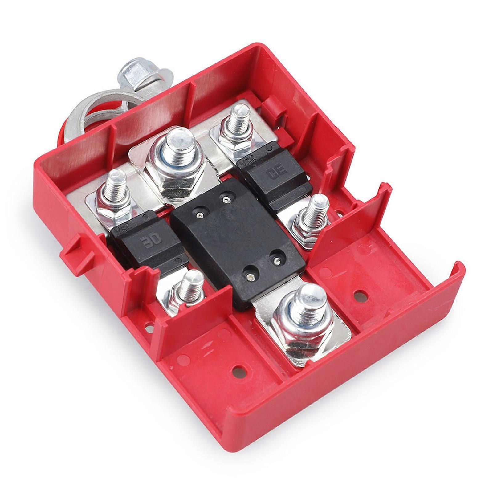 Automotive Grade Bronze Battery Post Link 32V Secure Installation For Electrical Modifications Multicolor