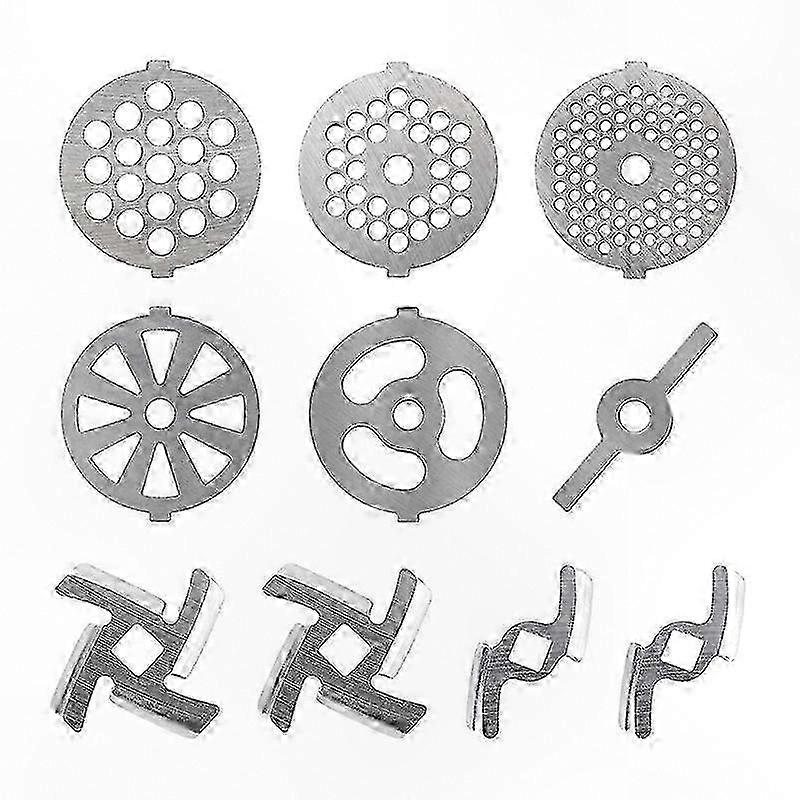 10-Pack Meat Grinder Blades for Food Processing and Sausage Making