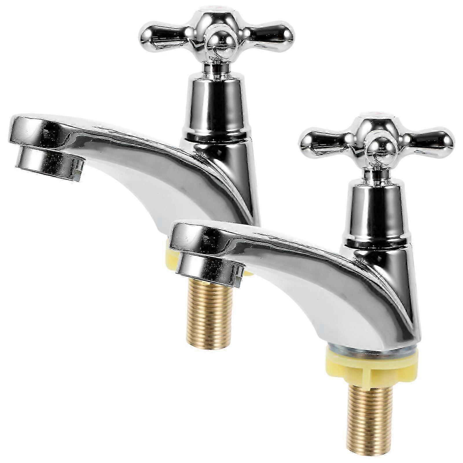 Bathroom faucet compatible with modern decor - single handle cold & hot type