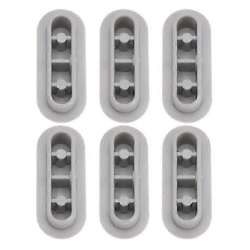 6pcs Toilet Seat Bumper Pads for Secure Fit and Noise Reduction