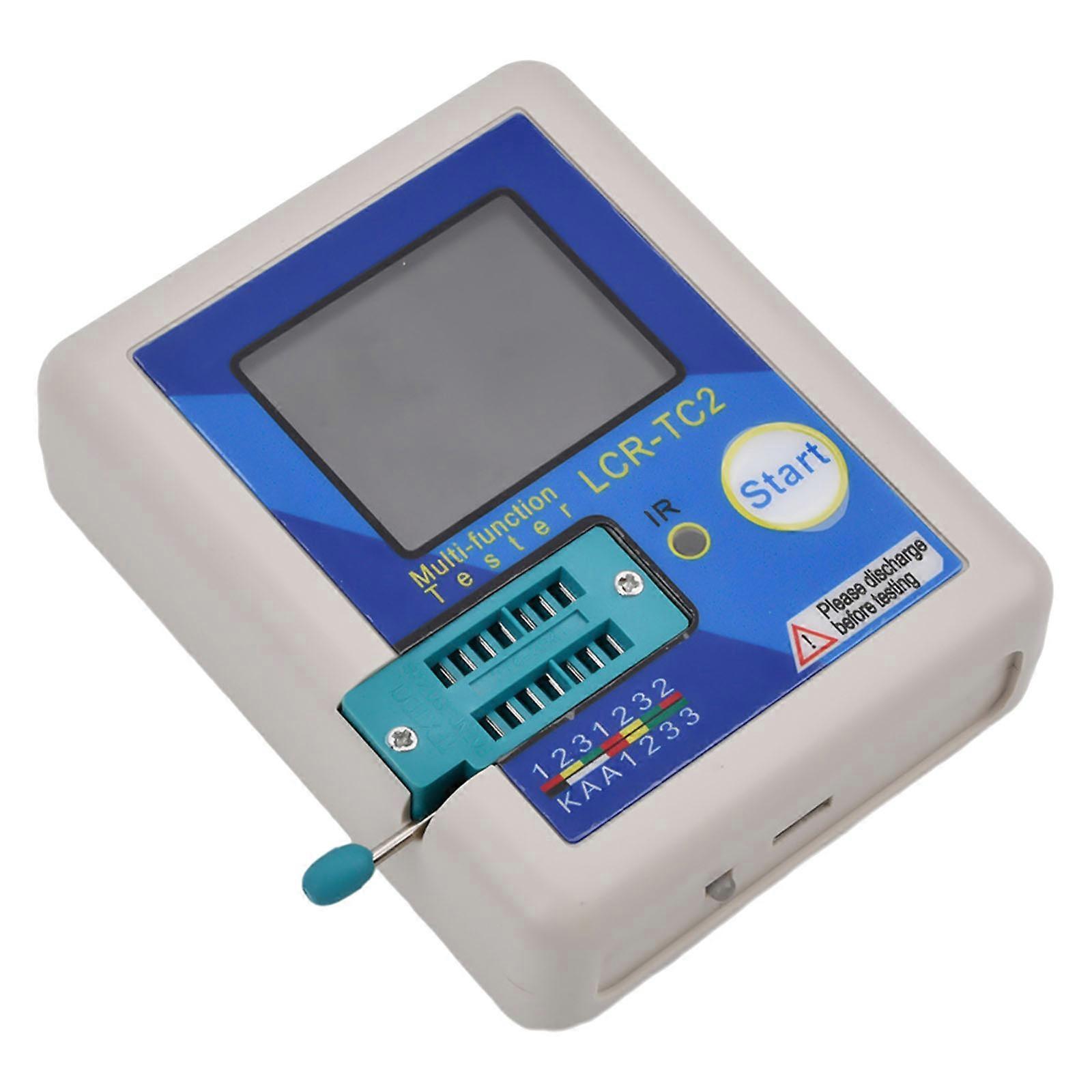 Digital Meter For Transistor Electronic Component Testing Builtin Rechargeable Battery And High Precise Auto Calibration Multicolor