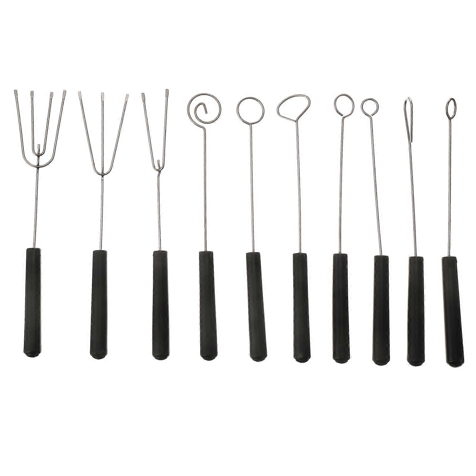 Guangmc 10PCS Stainless Steel Kitchen Dipping Tools Set