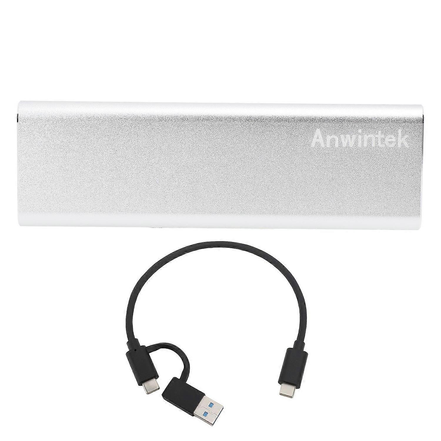 M.2 NVMe SSD Enclosure USB3.1 Gen2 Type C 10Gbps Aluminium Alloy Shell M.2 PCIE Hard Drive Enclosure