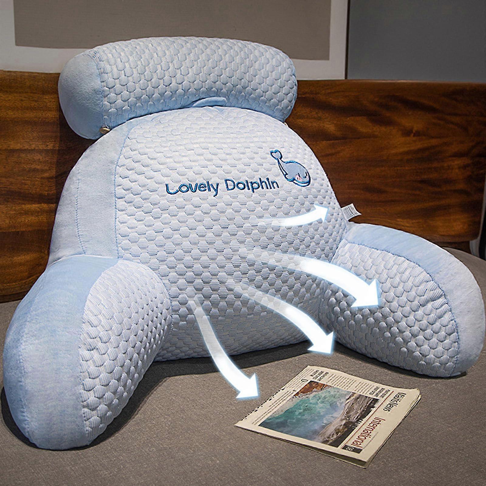 Reading Pillow With Arms  For Adults  Shoulder And Head Support  Large Back Pillow