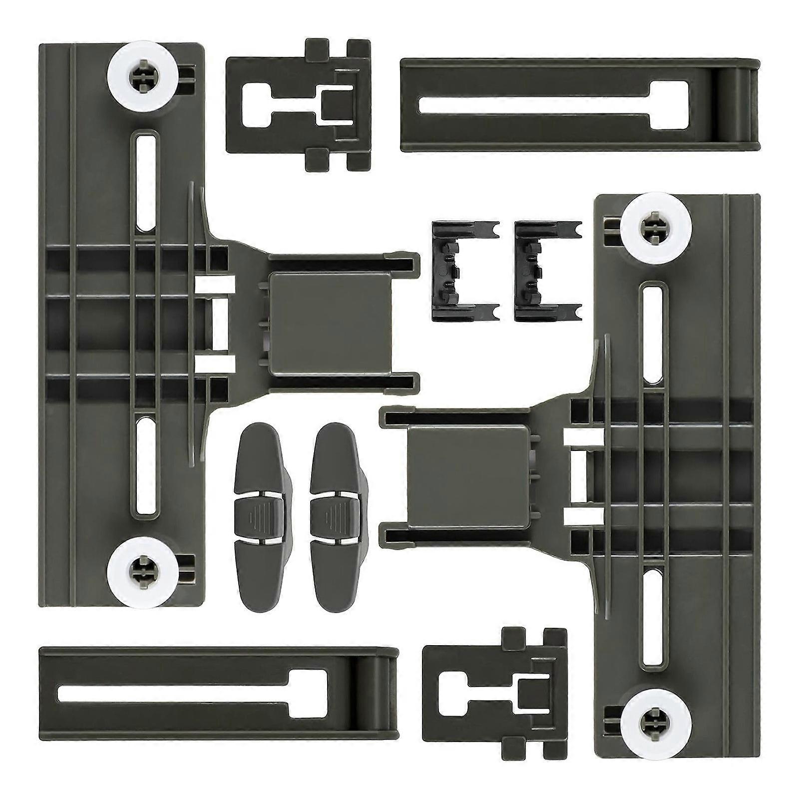 10PCS Dishwasher Exclusive Adjustment Set Macromolecule Metal Hybridize Plan Tight Multiple Models Resolves Rack Motion Problems Multicolor