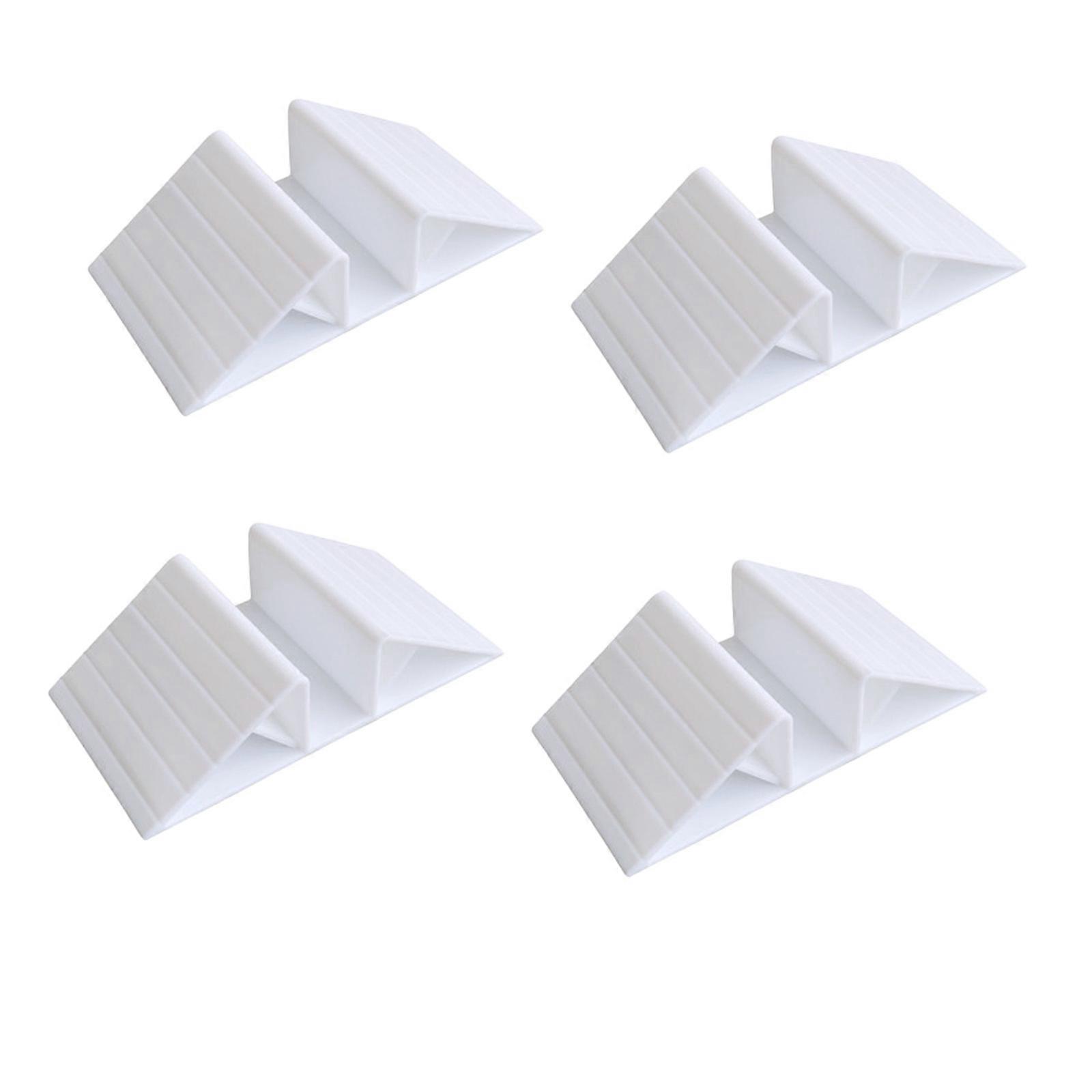 Modifiable Guard Gate With Triangular Reinforced Grip For Childproof Home Security  White