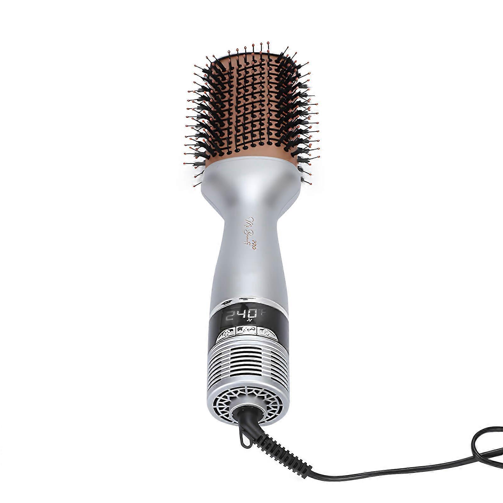 Ergonomic Hair Styling Comb 220V Negative Particle Emission Reduces Twist Heat Resistant Cover For Family Use Multicolor