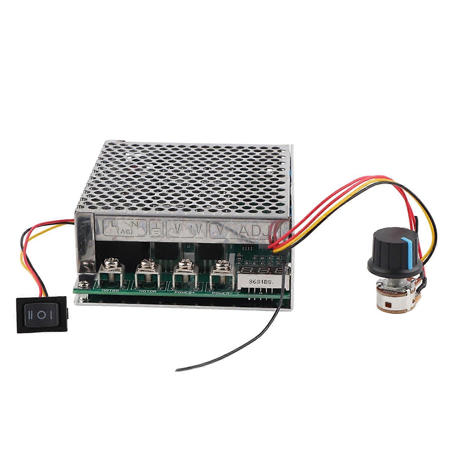 10V-55V 60A DC Motor Speed Controller Governor Reversing Direction Switch With Digital Display