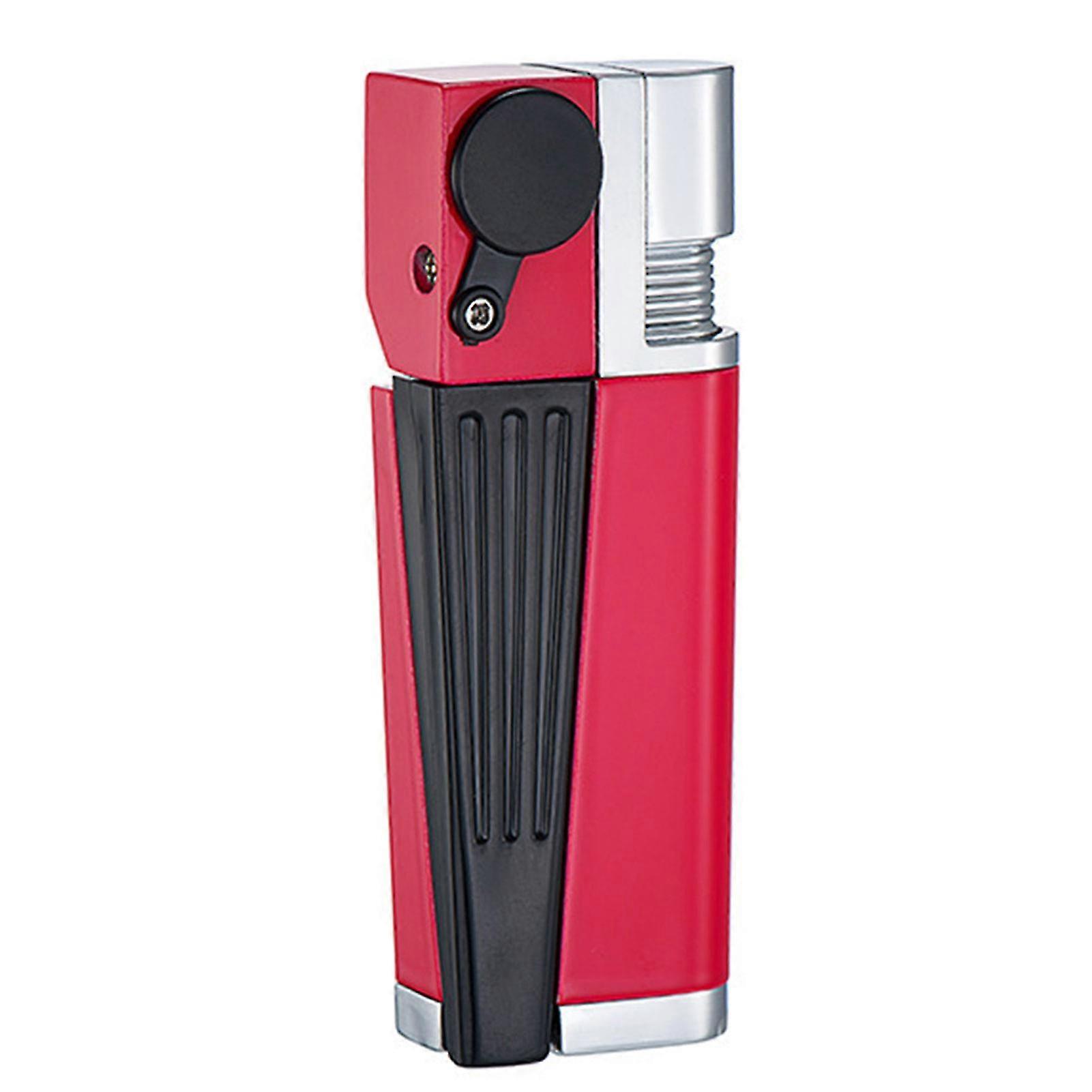 Sturdy Angled Flame Pipe Lighter Present Ergonomic Design Portable Elegance for Camping
