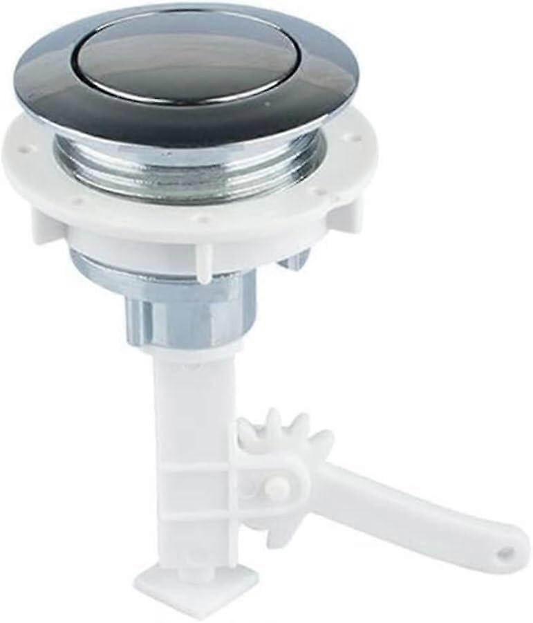 Toilet Flush Button Round Push Type Replacement for Cistern Tank Bathroom Accessories 1pcs