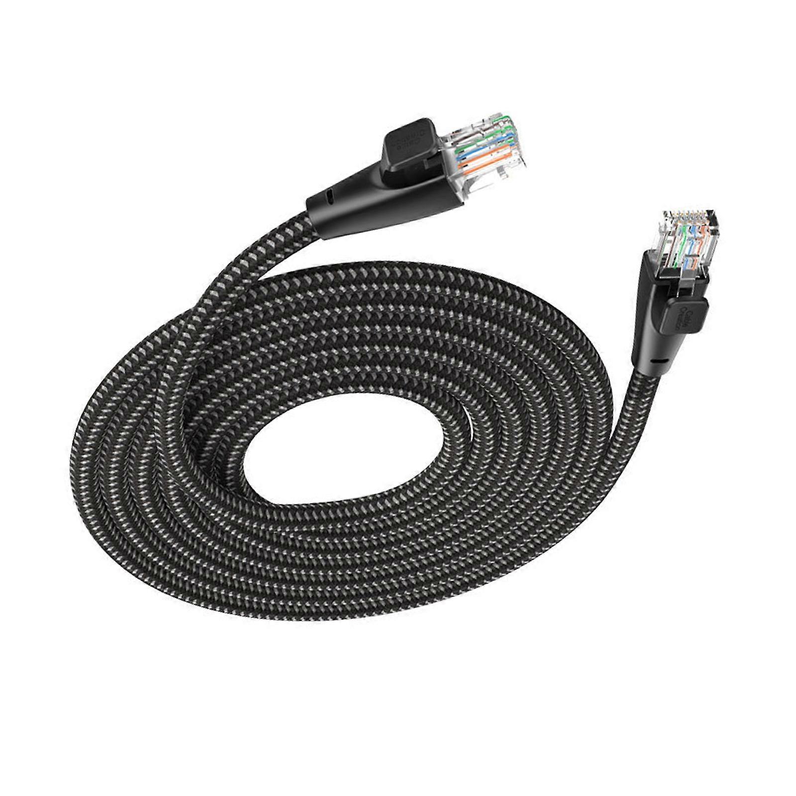 High Flexibility CAT6 Ethernet Cable 10Gbps Bandwidth Shielded Designing for Online Multiplayer Gaming Cord Multicolor