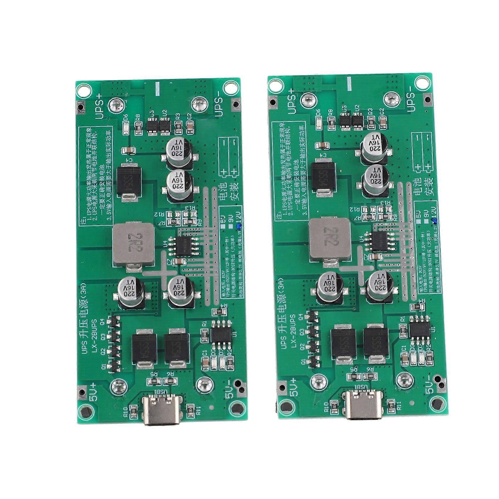 2pcs 15W 3A High Power 18650 Li-Ion Battery Charging Module 12V Charging Board UPS Uninterruptible Power Converter