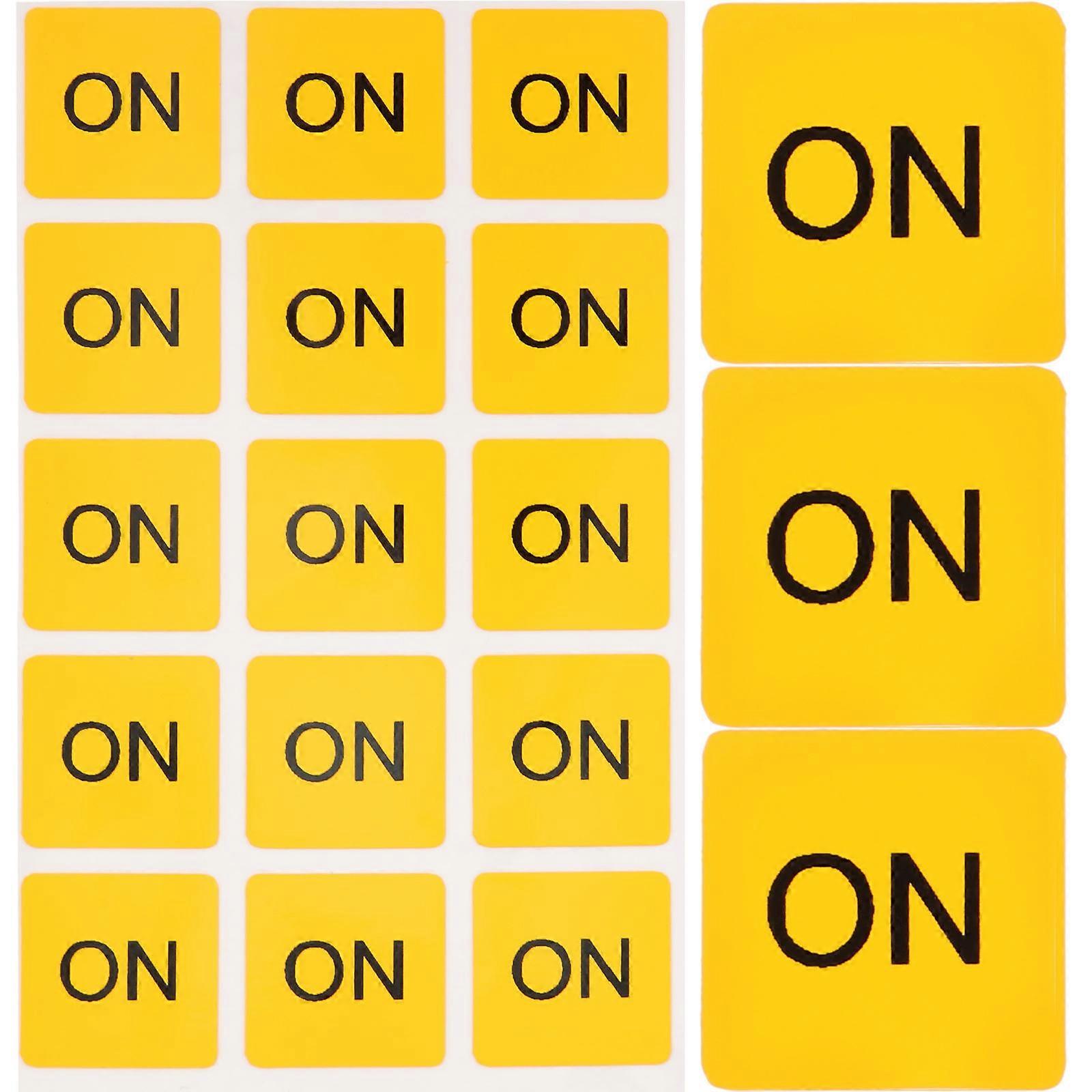 20pcs Device Switch Label Sticker On/Off Caution Switch Sticker Device Switch Stickers