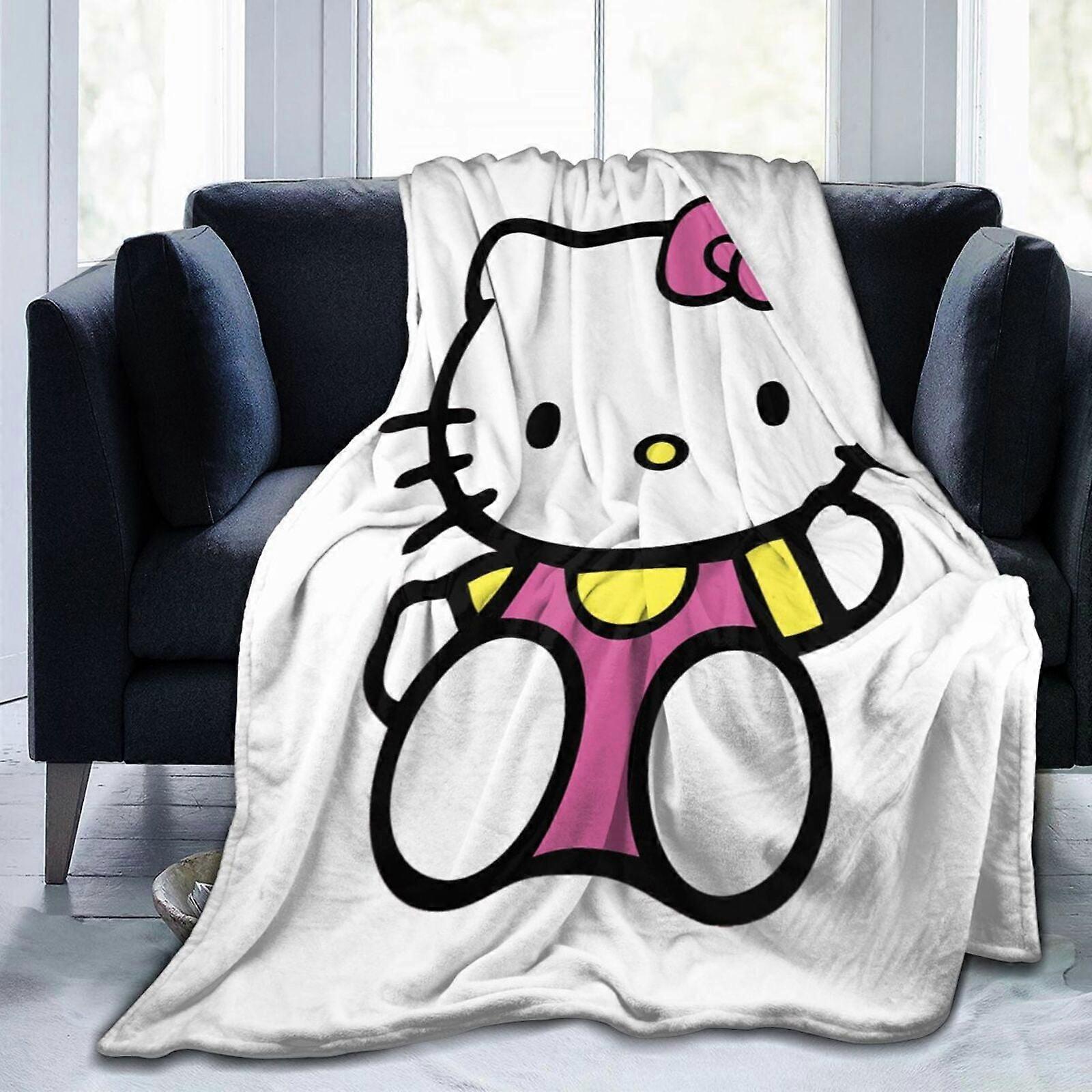 Hello Kitty Blanket Ultra-Soft Micro Fleece Blanket Microfiber Throw Blankets For Couch Sofa Bed 40"X30"