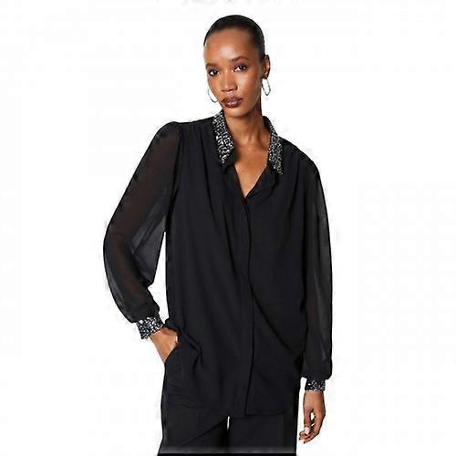 Principles Womens/Ladies Sequin Collared Blouse