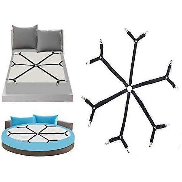 Sheet holder, adjustable sheet with 6-sided triangle (black)