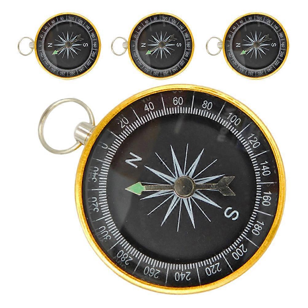 Hiking Compass Small Compass for Navigation 20Pcs Portable Keychain Set