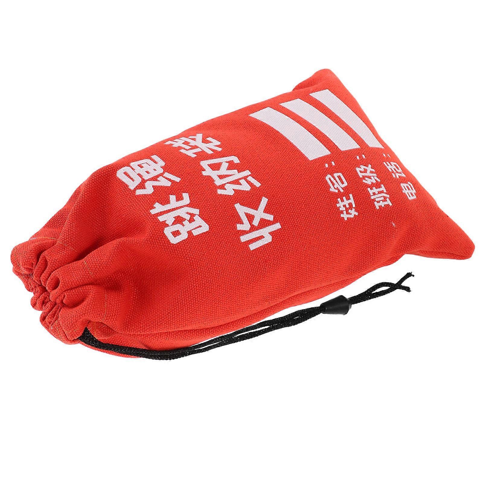 Jump Rope Storage Bag Canvas Organizer for Storage with Writable Surface