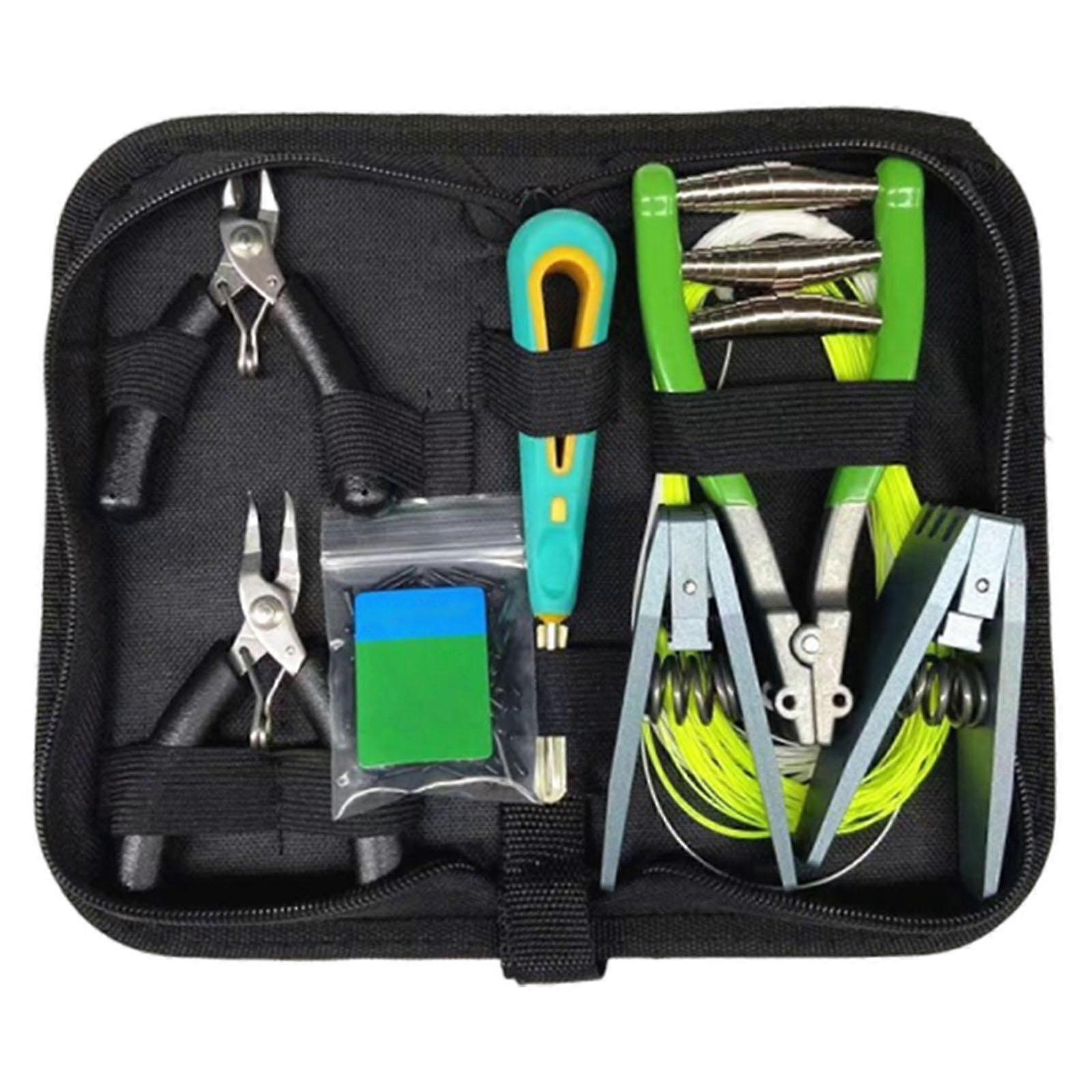 Tennis Racket Stringing Tool Kit with Storage Bag Badminton Racket Pliers