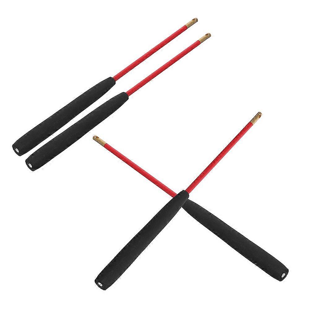 Chinese Yoyo Diabolo Stick with Copper Head for Juggling 2Pairs