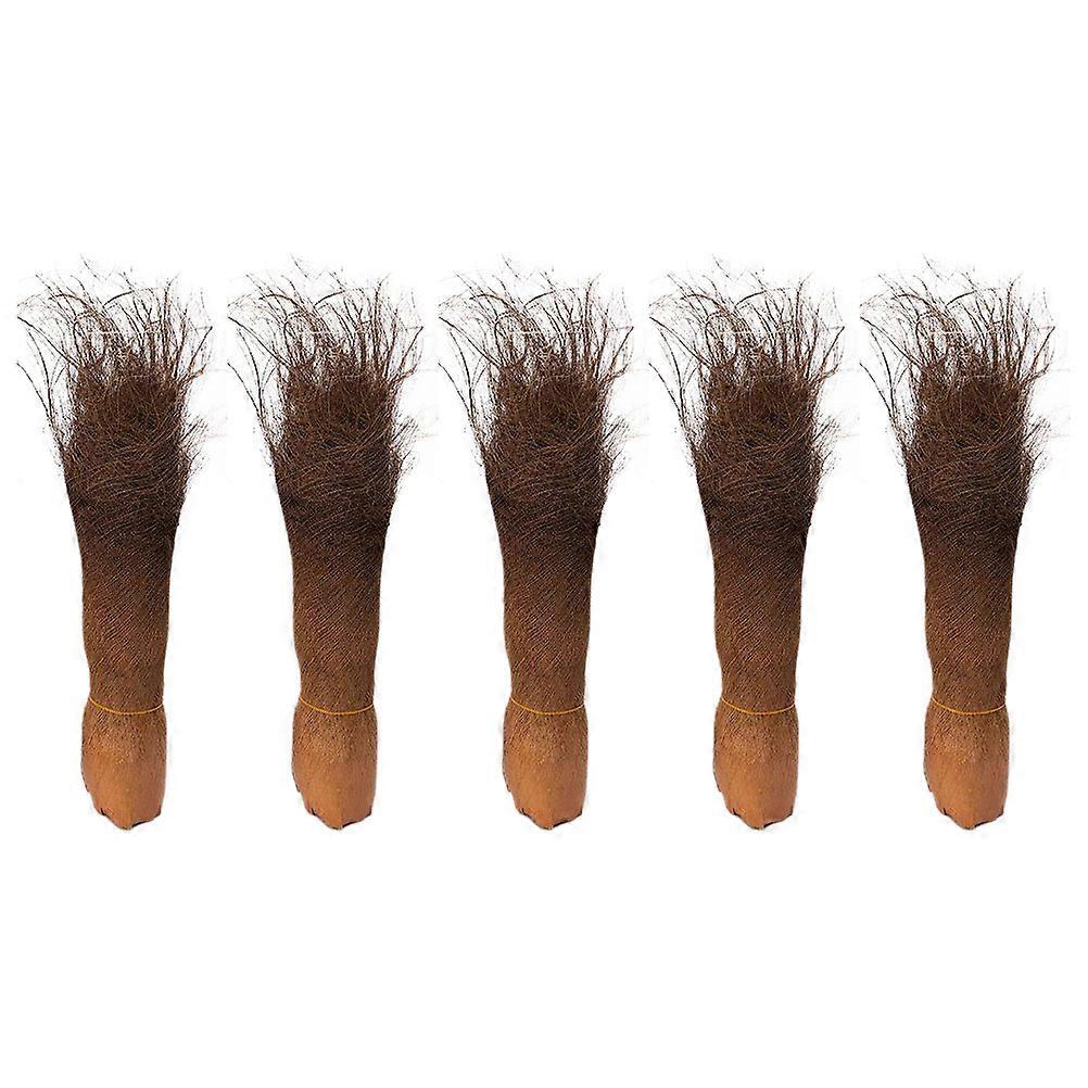 Brown Garden Bark Decor Crafted Natural Palm Bark for Decorations 5 Sheets