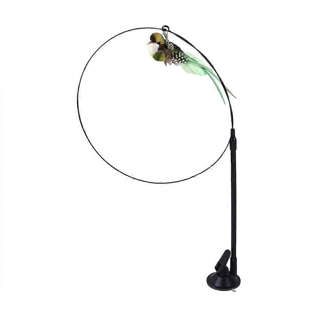 Tainini Clearance!!! Cat Feather Toys Interactive Cats - Cat Powerful Suction Cup Handheld Teaser Wand Toy for Kitty Scratching Exercise Indoor