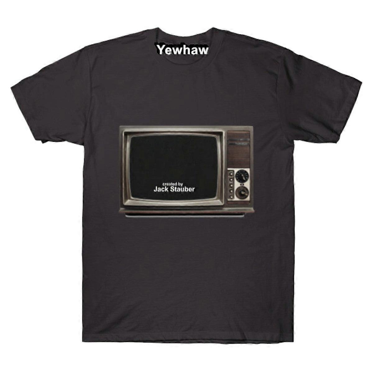 Tricou retro TV creat de Jack Stauber