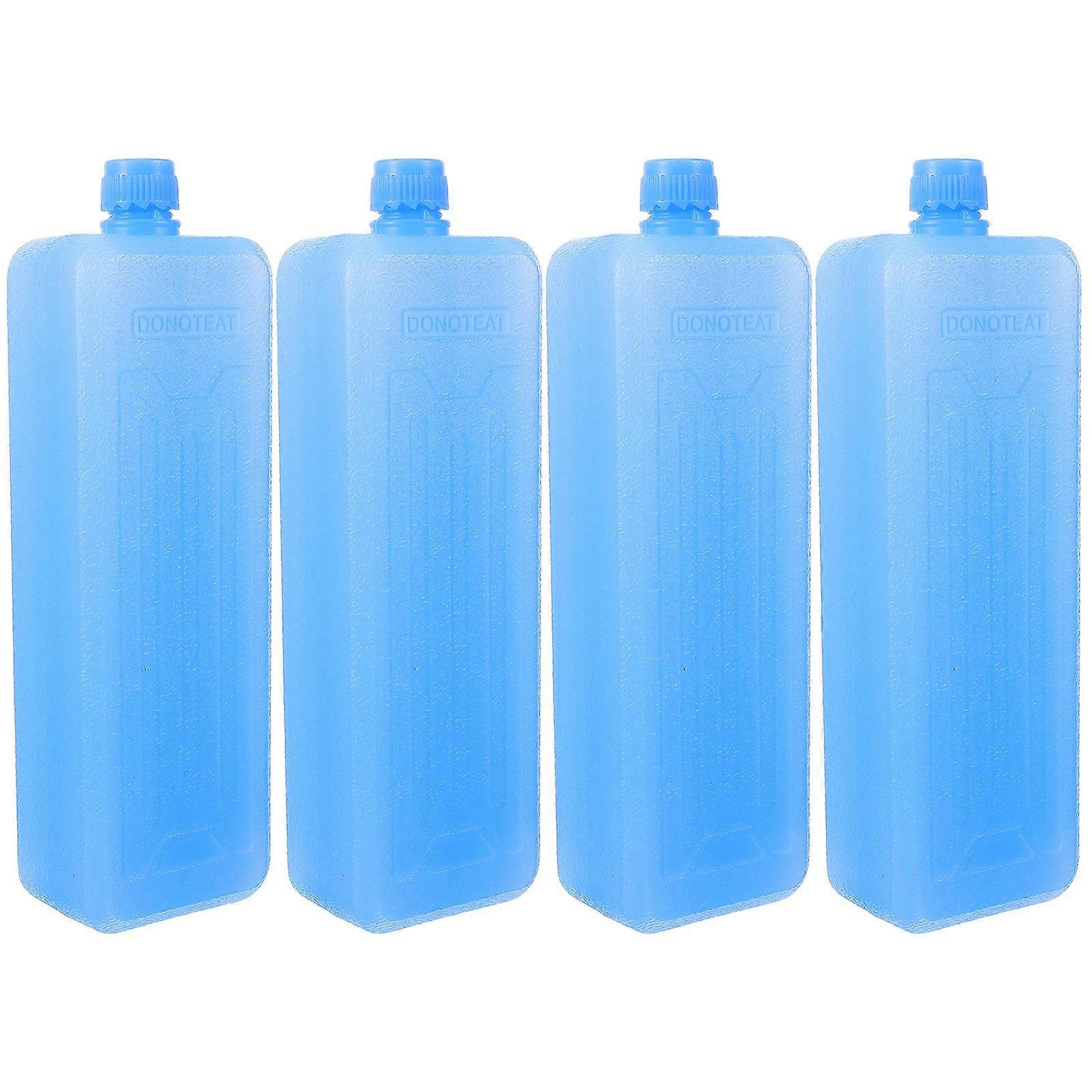 4Pcs Freezer Boxes For Coolers Ice Boxes Ice Block Cooler Freezer Boxes Reusable Ice Boxes