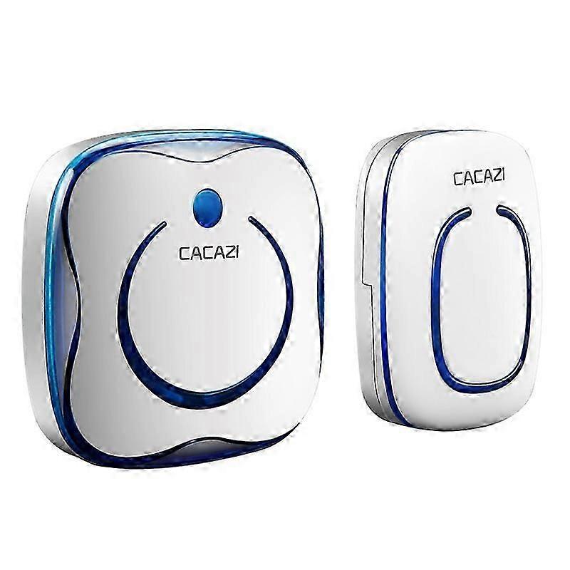 Digital Strong Flash Wireless Doorbell with High Volume and Elderly Call Button Function