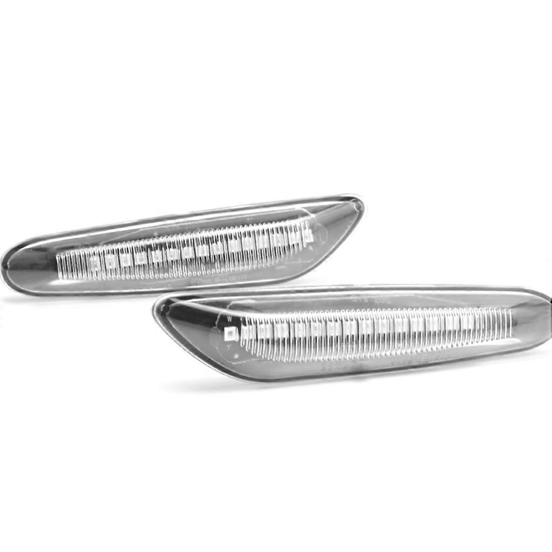 High Quality Dynamic LED Fender Light Side Marker for BMW E60 E61 E90 E91 E87 E81 E83 E84 E88 E92 E93 E82 E46 Crystal