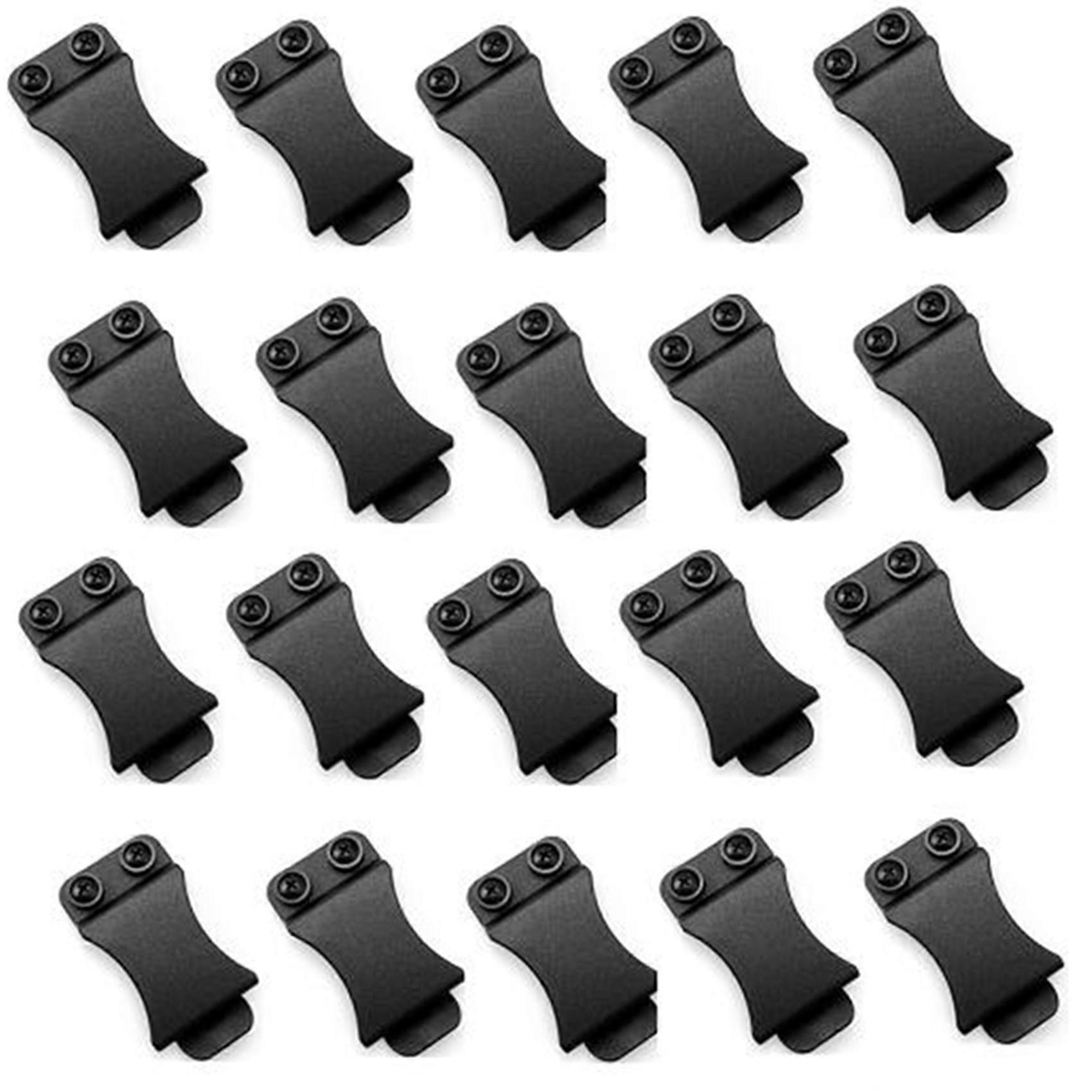 20PCS Quick Clips for 1.5 Inch Belts for Kydex Belt Clip Loop with Screw Fits Applications Tool Part