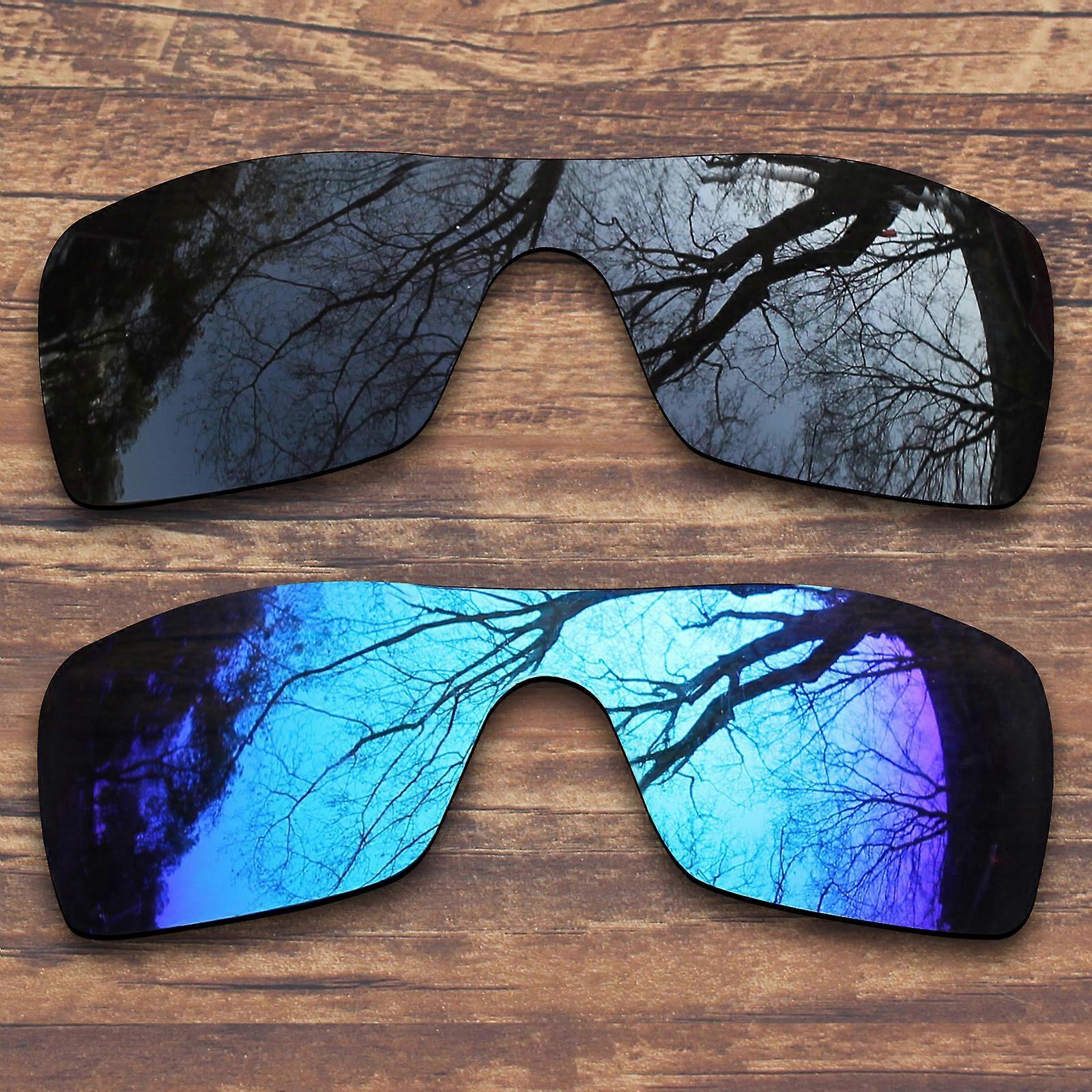 KEYTO Polarized Replacement Lenses for-Oakley Batwolf - Multiple Pack Options