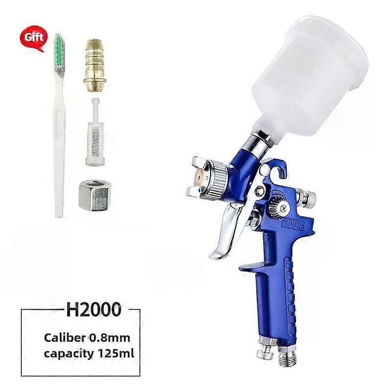 ? Mini Air Paint Spray Guns Mini Air Paint HVLP Spray Gun Airbrush 0.8/1.0mm Nozzle For Painting Car Aerograph Spraying Gun