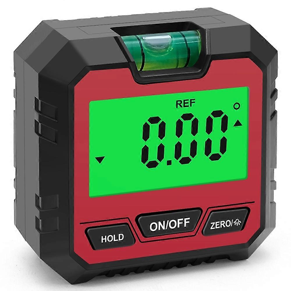 QINGXIEY Digital Electronic Level Angle Gauge Finder with Bubble Level and Magnetic Base LCD Display