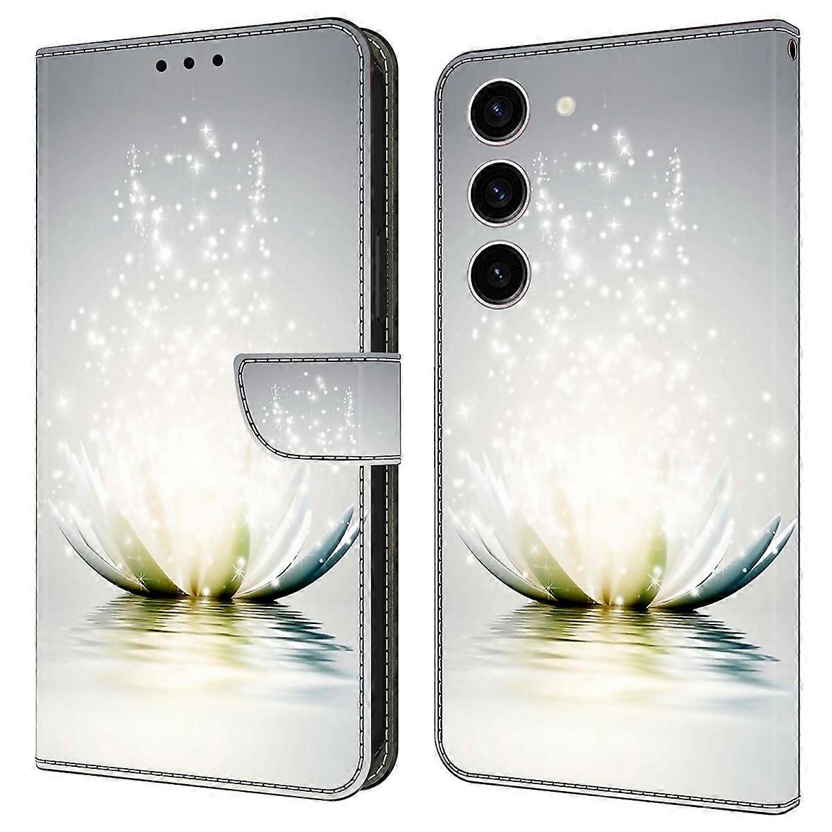 For Samsung Galaxy S24 Case 3D Pattern Printing Anti-drop Leather Cover