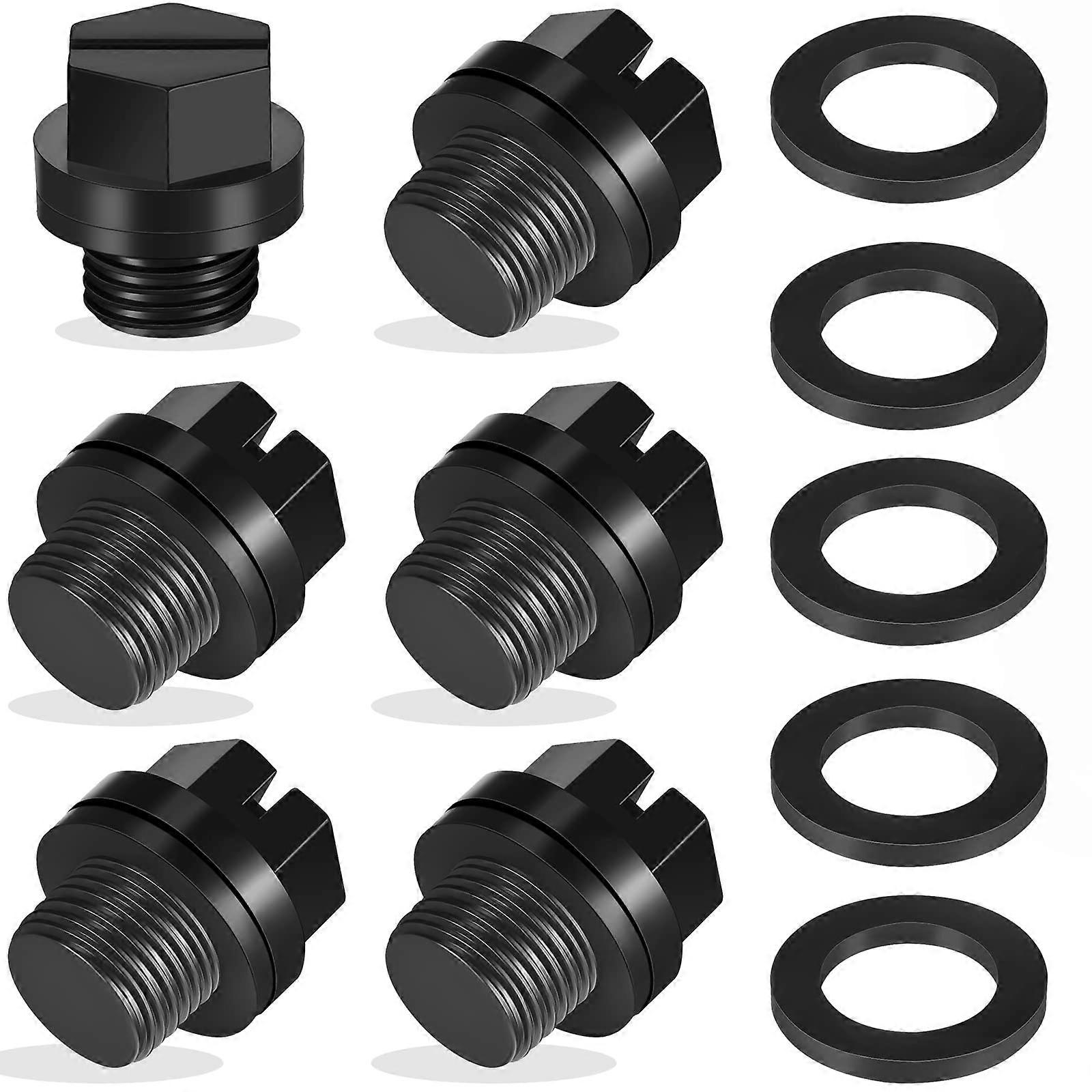10pcs Pool Pump Drain Plug with Gasket Leakproof Replacement for Inground Filter and Spa