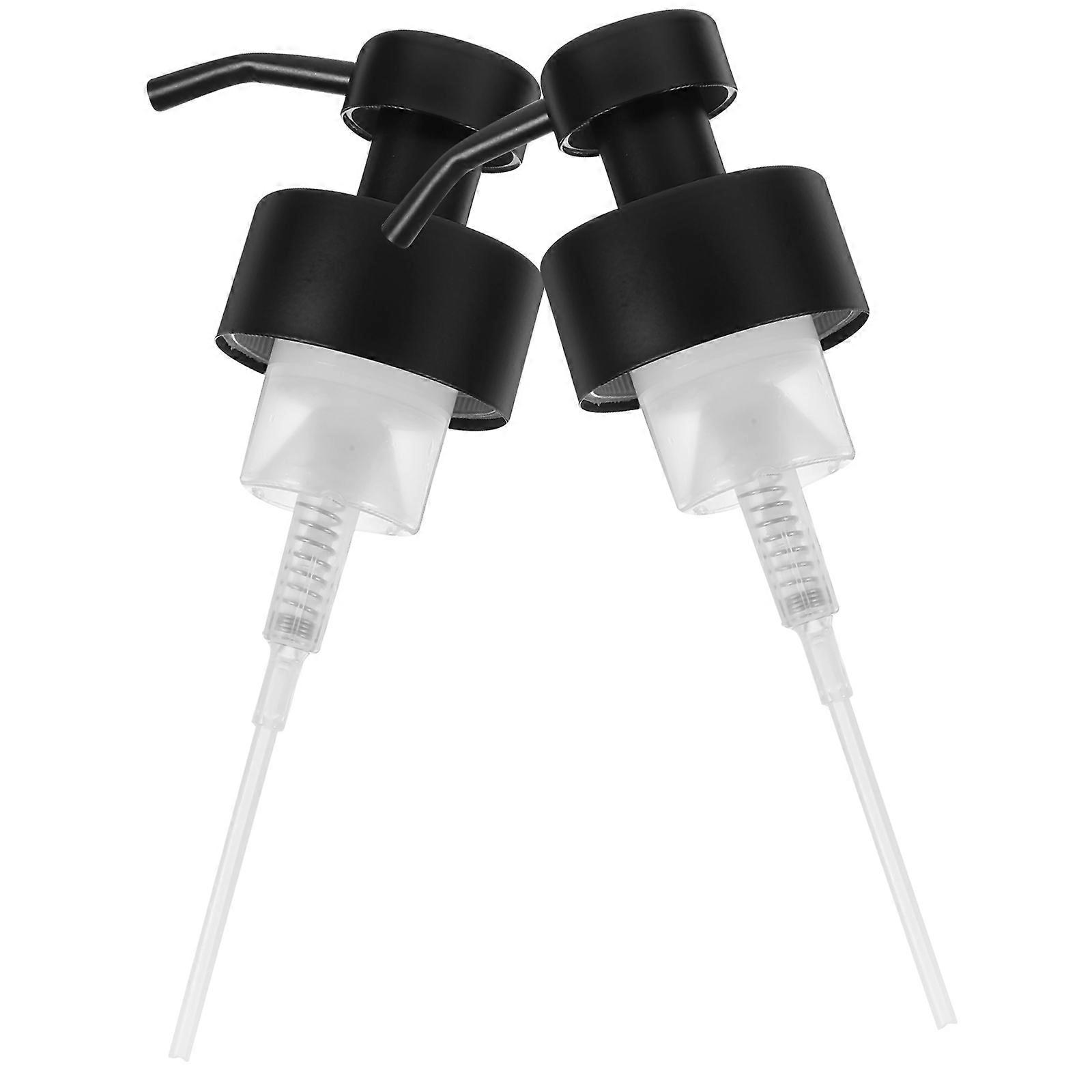Shampoo Bottle Pump Head Replacement Foaming Soap Pump for 2Pcs Set