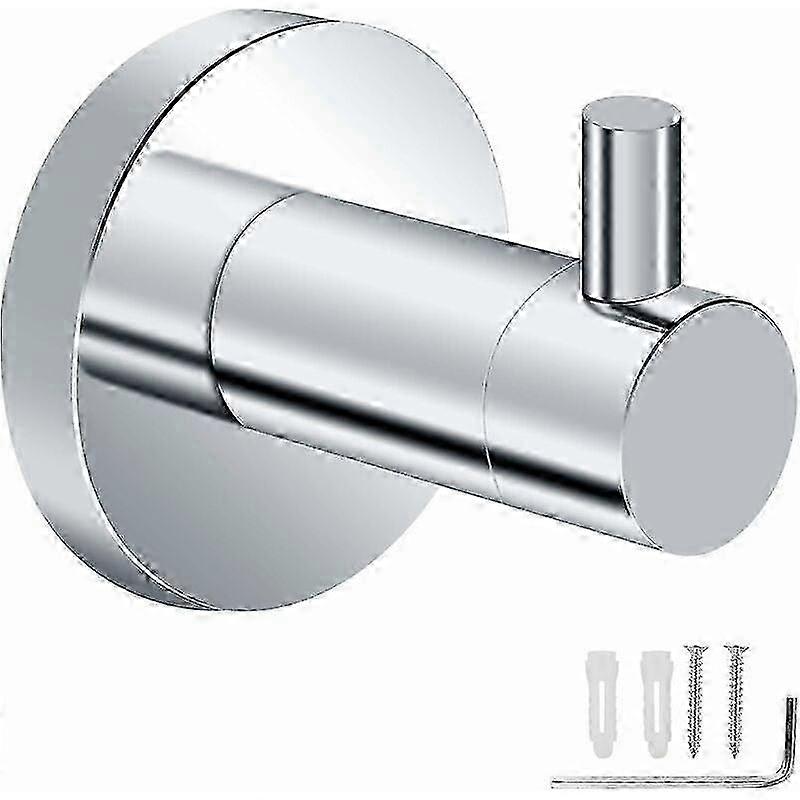 2026 Waterproof Bathroom Coat Hook, Rustproof Wall Towel Holder