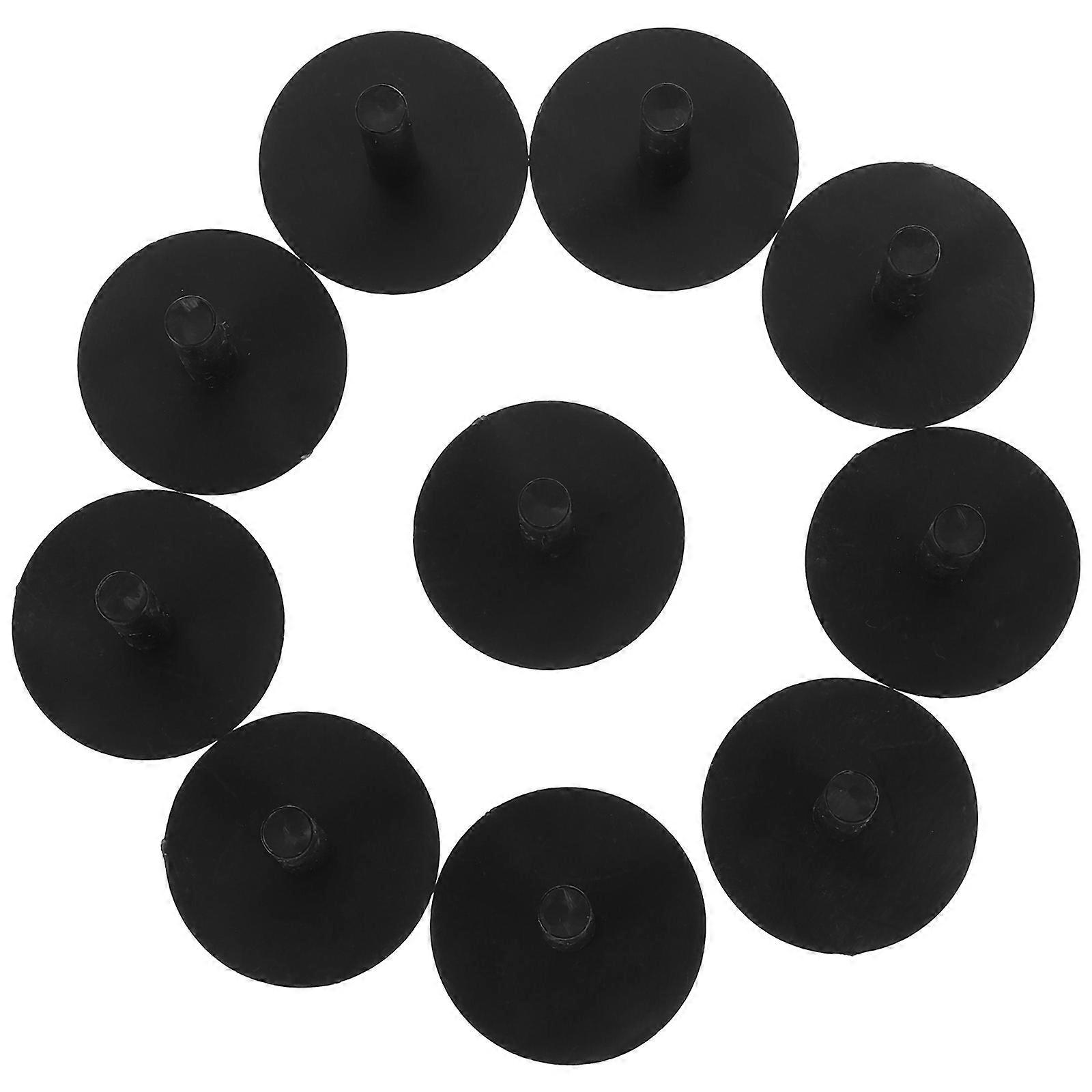 Plastic Duck Display Holder for Car Dashboard 10Pcs Set Black