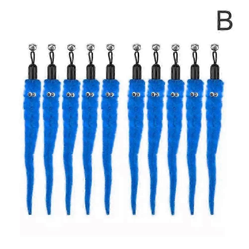10pcs Kitten Cat Bell Wand Teaser Rod Replacement Interactive Play Pet Toy