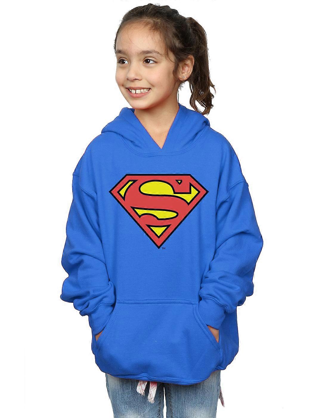 DC Comics niñas Superman Logo Hoodie