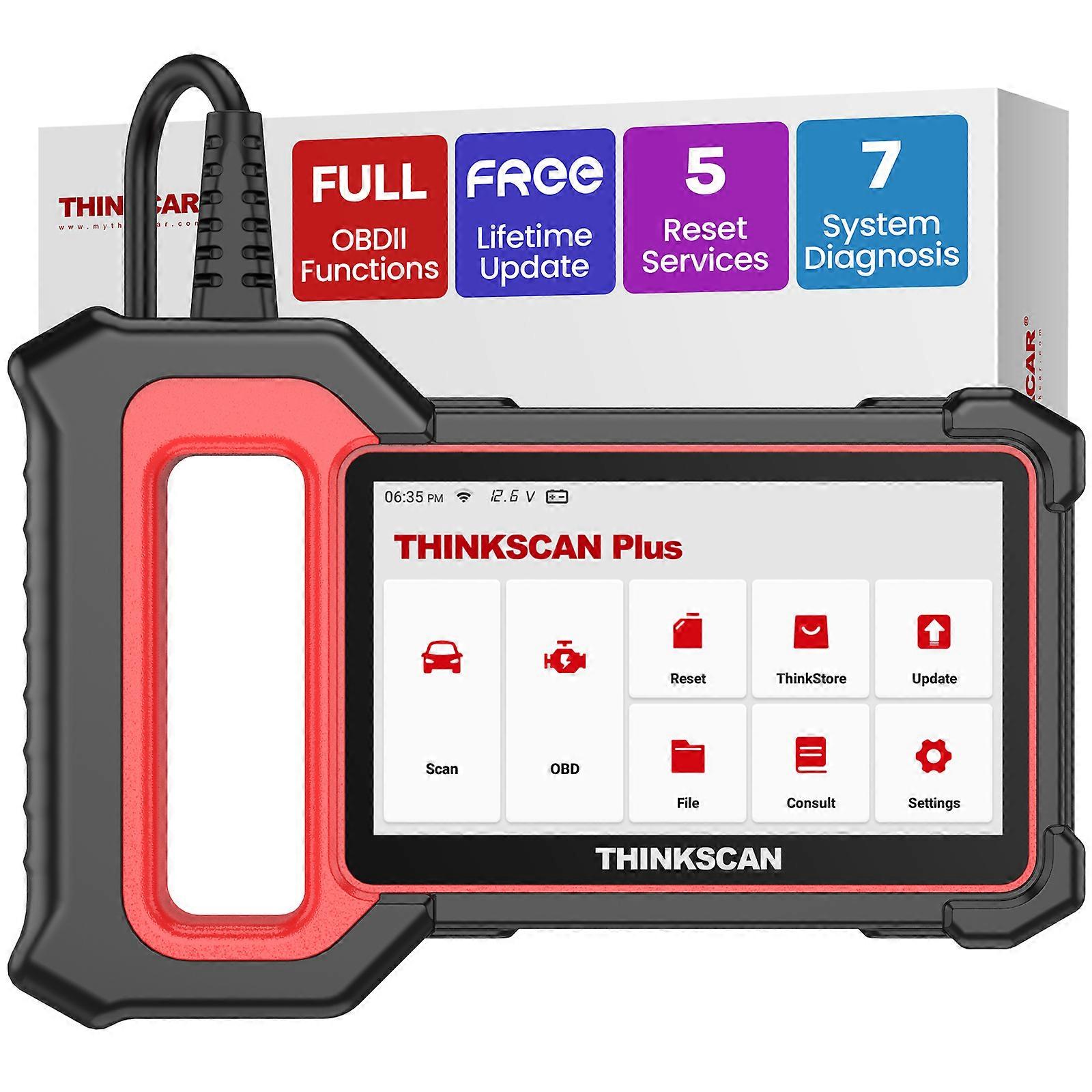 THINKCAR Thinkscan Plus S7 S6 S4 OBD2 Scanner Car Diagnostic Tools Automotive OBD Scanner DIY Auto Diagnosis Tool Code Reader