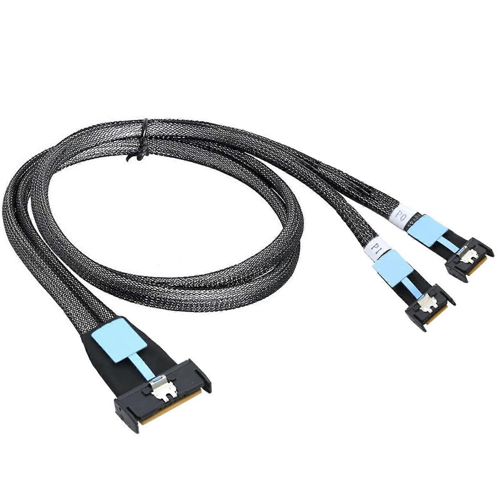 PCIe Gen 5 Split Cable 50cm Speed Data Center Server Cable Stable Data Transmission
